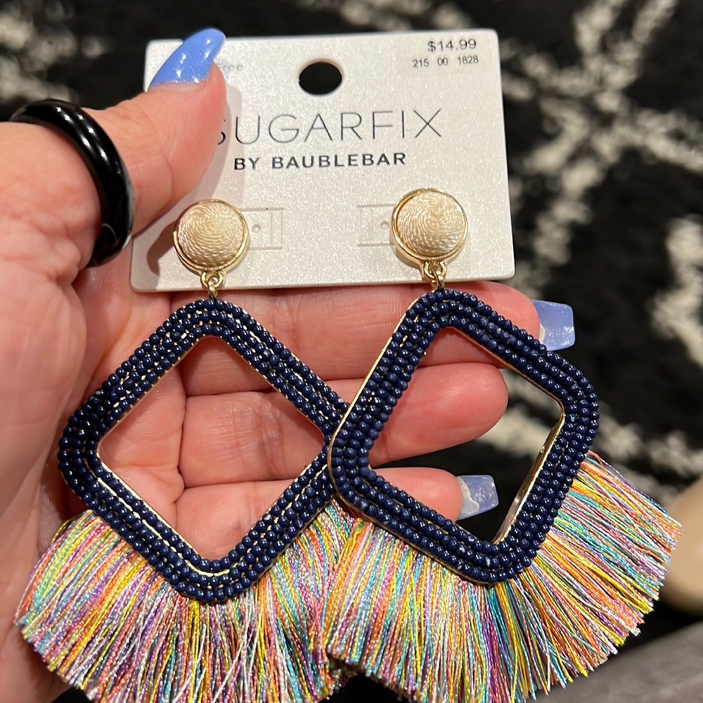Sugarfix Bauble Bar - Beaded & Fringe earrings
